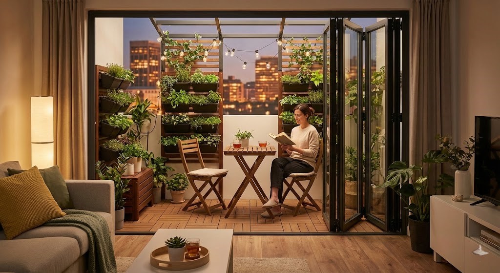 nhung y tuong trang tri ngoai that san vuon nho giup mo rong khong gian song cho nha pho